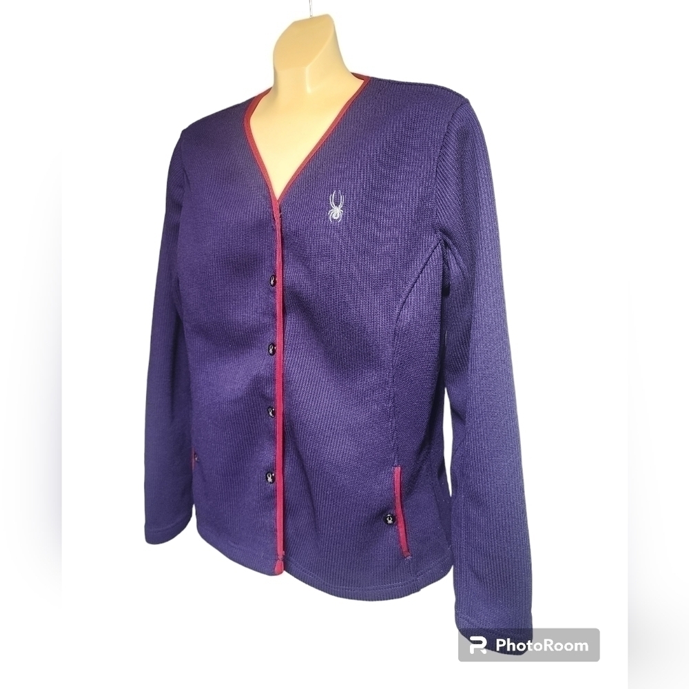 SPYDER Snap Button Core Sweater Jacket​ - Picture 2 of 11